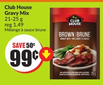 FreshCo Club house gravy mix 21-25g offer