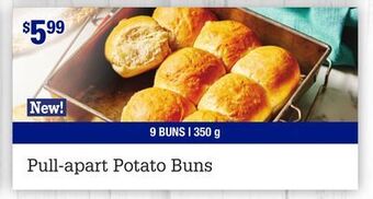 M & M Food Market Pull-apart potato buns offer