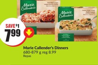 FreshCo Marie callender's dinners 680-879 g offer