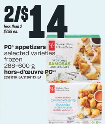 Valu-mart Hors-d'œuvre pc 288-600 g offer