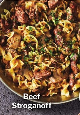 M & M Food Market Beef stroganoff offer