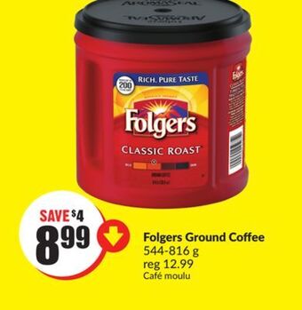 FreshCo Folgers ground coffee offer