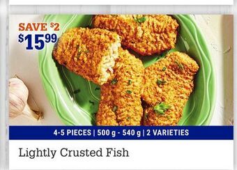 M & M Food Market Lightly crusted fish offer