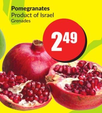 FreshCo Pomegranates product of israel offer