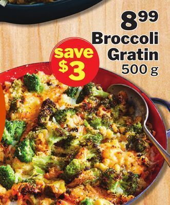 M & M Food Market Broccoli gratin offer