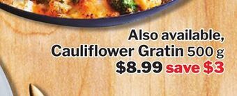 M & M Food Market Cauliflower gratin offer
