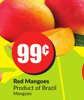 FreshCo Red mangoes product of barzil offer