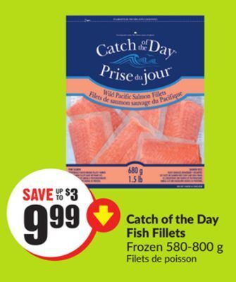 FreshCo Catch of the day fish fillets frozen 580-800 g offer