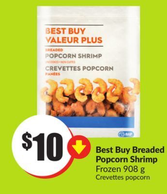 FreshCo Best buy breaded popcorn shrimp frozen 908 g offer