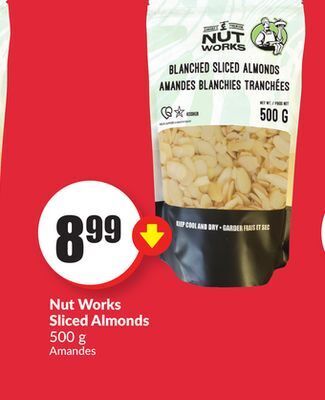 FreshCo Nut works sliced almonds 500 g offer