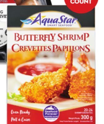 Giant Tiger Aqua star frozen shrimp offer