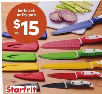 Giant Tiger Starfrit 12 piece knife set offer