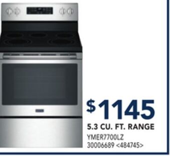 RONA Maytag 5.3 cu. ft. range offer