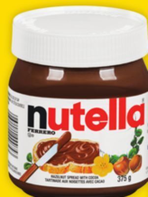 Giant Tiger Nutella hazelnut spread offer
