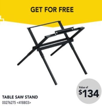 RONA Table saw stand offer