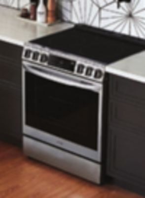 RONA Lg 6.3 cu. ft. instaview electric slide-in range with air fry offer