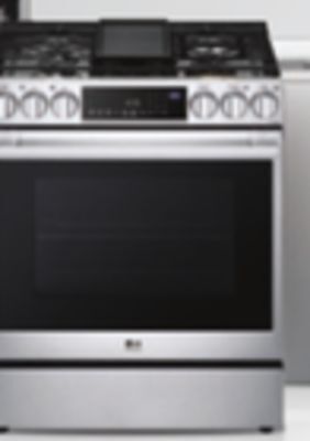 RONA Lg 6.3 cu. ft. instaview gas slide-in range offer