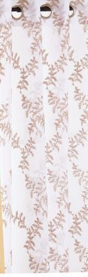 Giant Tiger Embroidered sheer curtain or solid dolly curtain with grommets offer