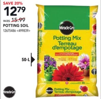 RONA Scotts potting soil offer