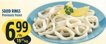 Marché Adonis Squid rings offer