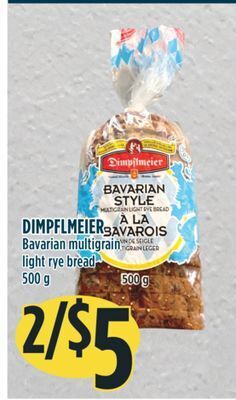 Marché Adonis Dimpflmeier bavarian multigrain light rye bread offer