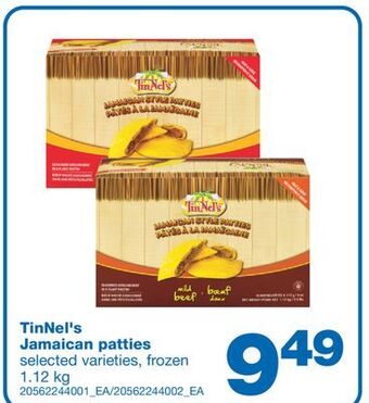 Wholesale Club Tinnel's jamaican patties, 1.12 kg offer