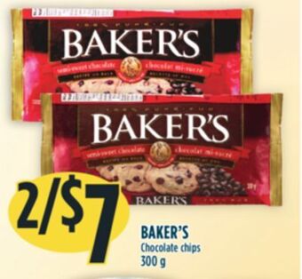 Marché Adonis Baker's chocolate chips offer