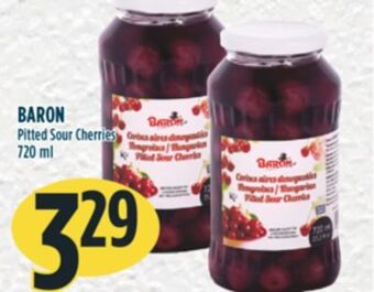 Marché Adonis Baron pitted sour cherries offer