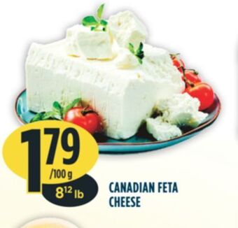 Marché Adonis Canadian feta cheese offer