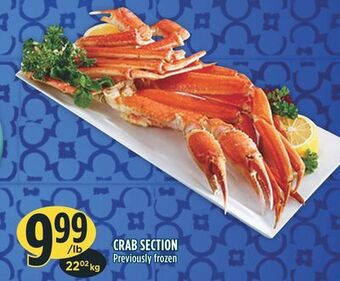 Marché Adonis Crab section offer