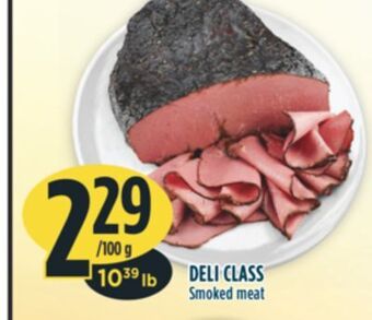 Marché Adonis Deli class smoked meat offer