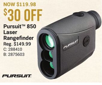 Bass Pro Pursuit 850 laser rangefinder offer