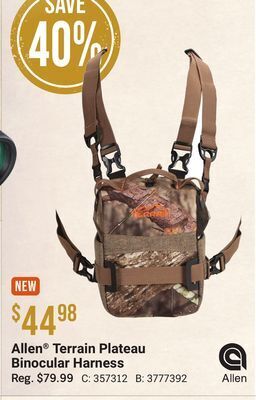 Bass Pro Allen terrain plateau binocular harness offer