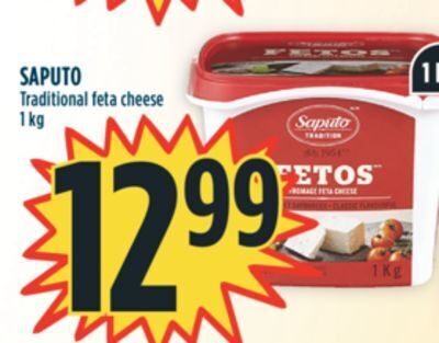 Marché Adonis Saputo traditional feta cheese offer