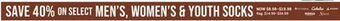 Bass Pro Men's, women's & youth socks offer