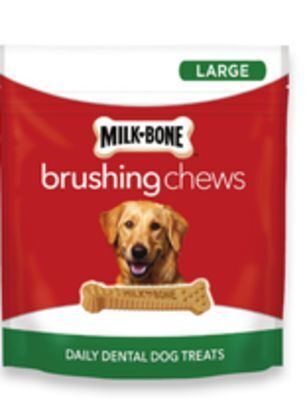 Walmart Milk-bone brushing chews medium dog treats offer