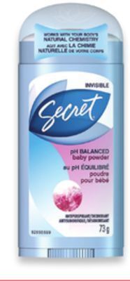 Walmart Secret deodorant offer
