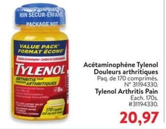 Walmart Tylenol arthritis pain offer