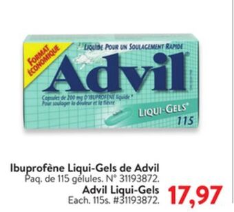 Walmart Advil liqui-gels offer
