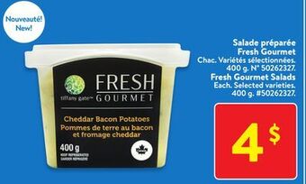 Walmart Fresh gourmet salads offer