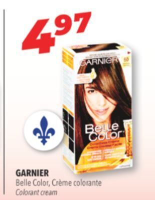 Familiprix Garnier belle color colorant cream offer