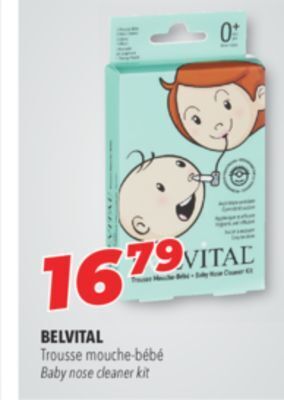 Familiprix Belvital baby nose cleaner kit offer