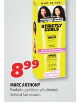 Familiprix Marc anthony selected hair products offer