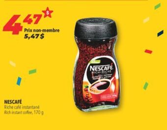 Familiprix Nescafé rich instant coffee offer