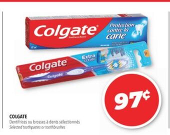 Familiprix Colgate selected toothpastes or toothbrushes offer