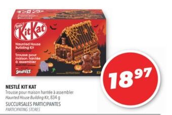Familiprix Nestlé kit kat haunted house building kit offer