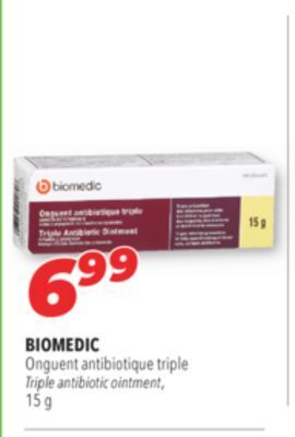 Familiprix Biomedic triple antibiotic ointment offer
