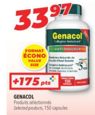 Familiprix Genacol selected products offer