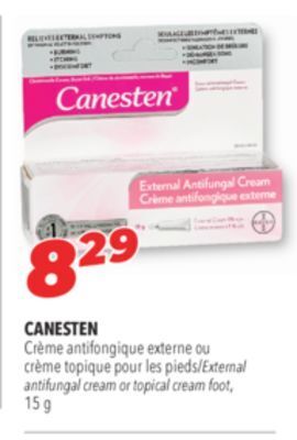 Familiprix Canesten external antifungal cream or topical cream foot offer