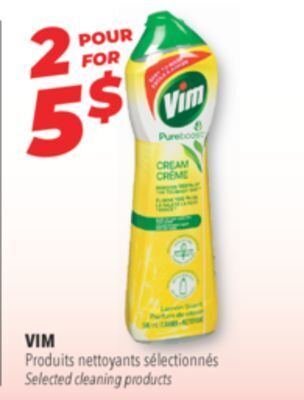 Familiprix Vim selected cleaning products offer